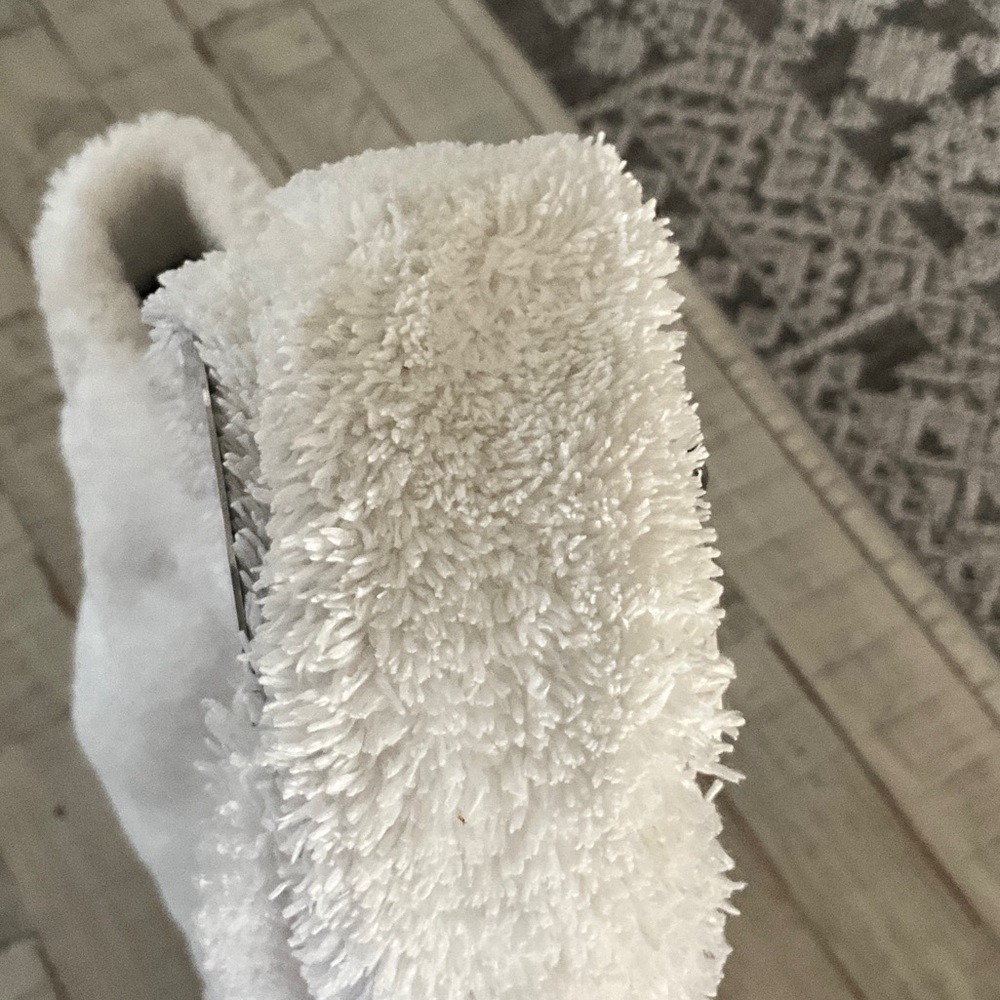 Prada White Fleece Tote Bag - Picture 4 of 13